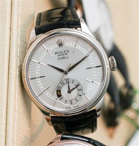 rolex cellini dual time 2014 price|rolex cellini watch value.